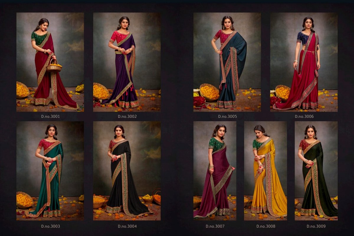 SUMA DESIGNER SILK SANCHI 3001 TO 3009 10