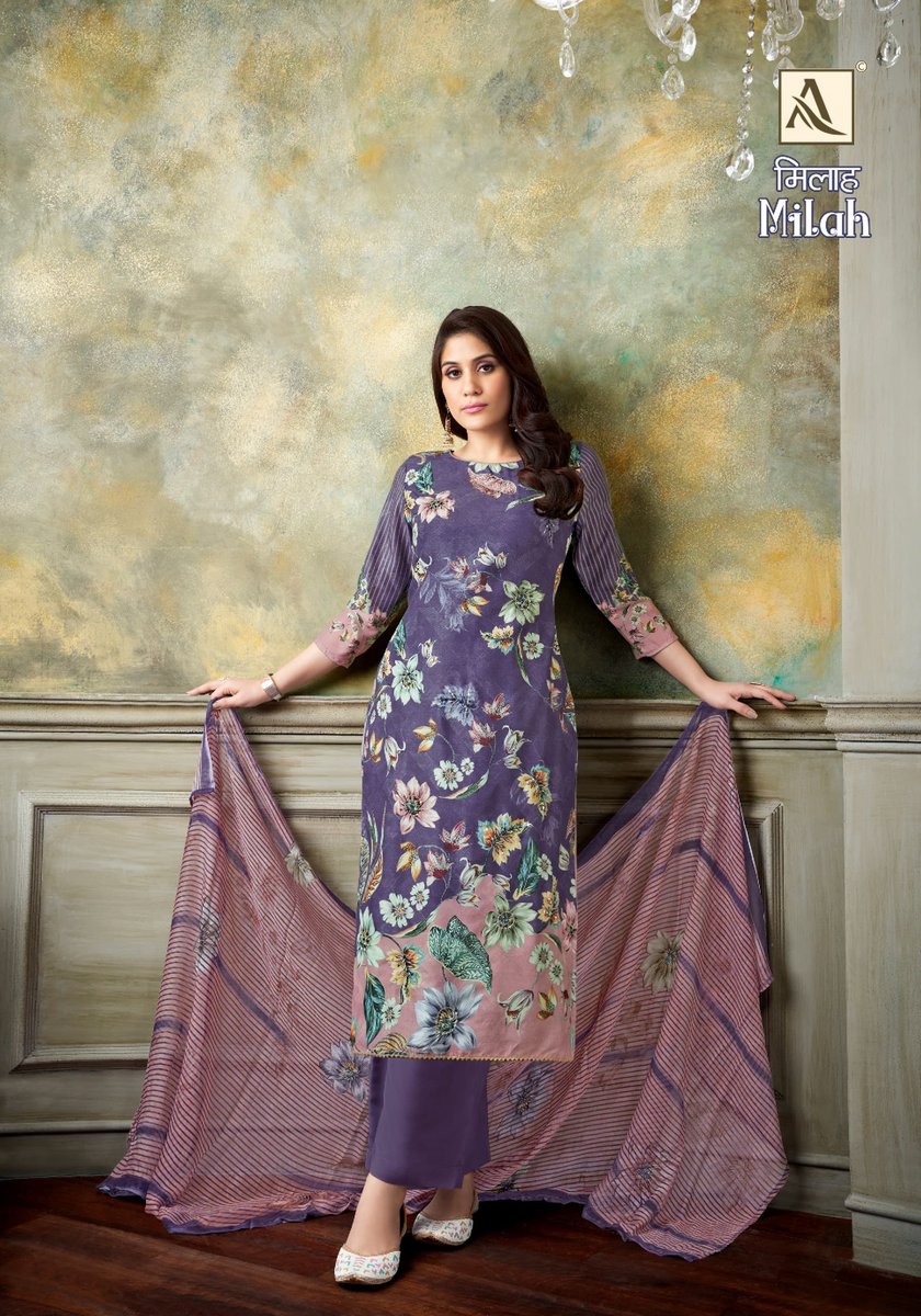 ALOK SUIT MILAH H-1451-001 TO H-1451-006 5