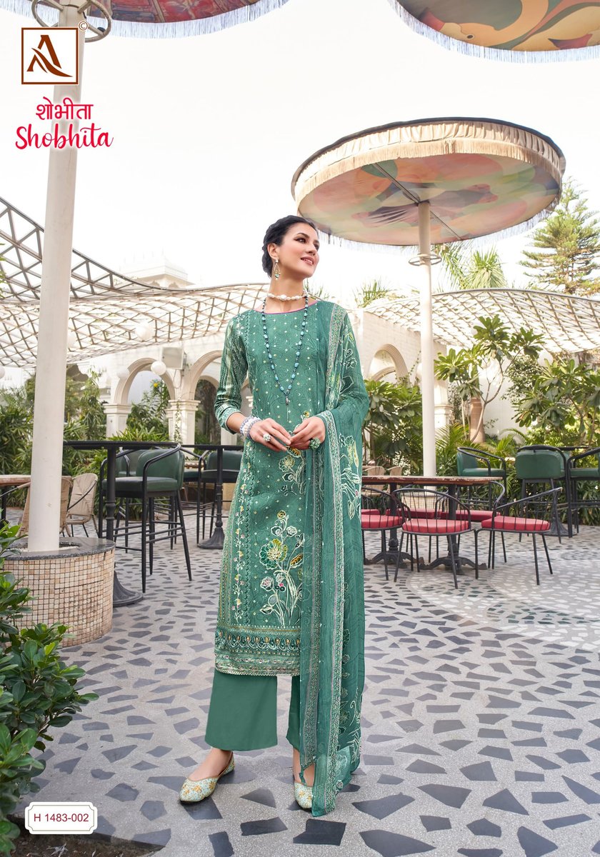 ALOK SUIT SHOBHITA H-1483-001 TO H-1483-006 2
