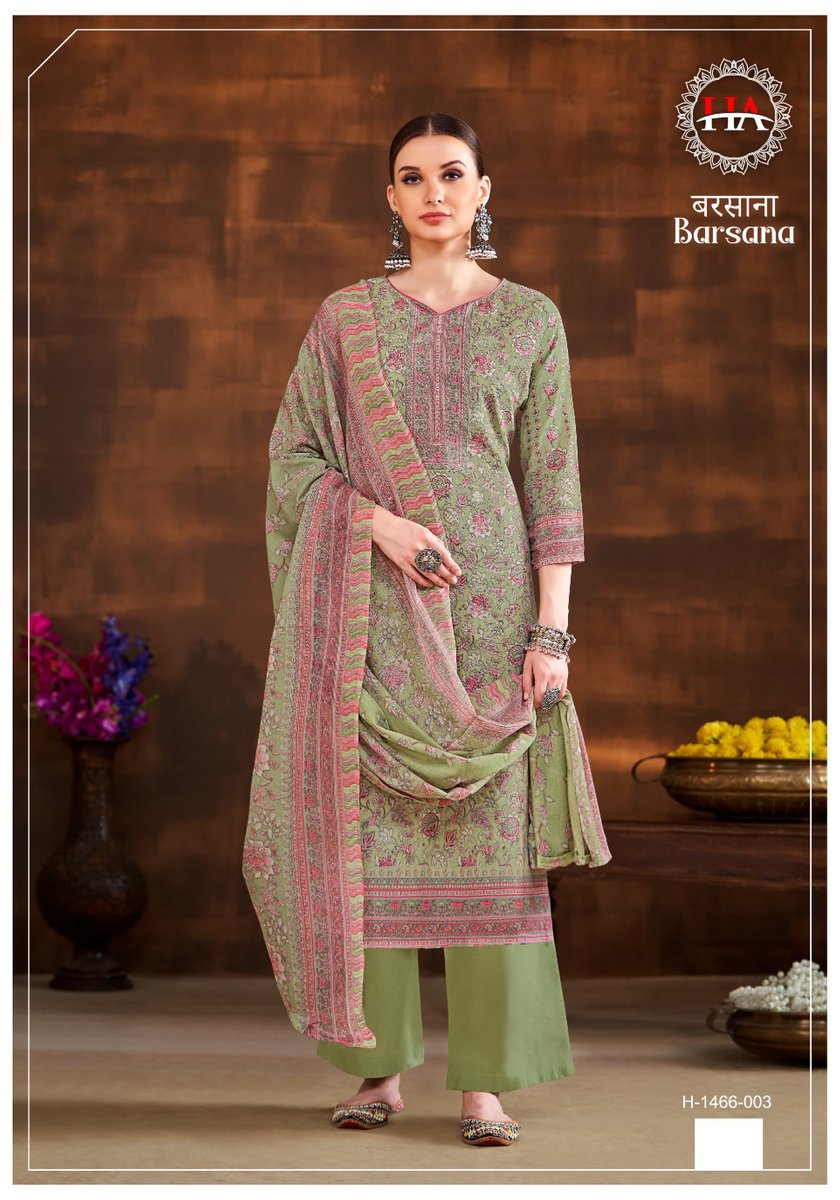 HARSHIT FASHION BARSANA H-1466-001 TO H-1466-008 3