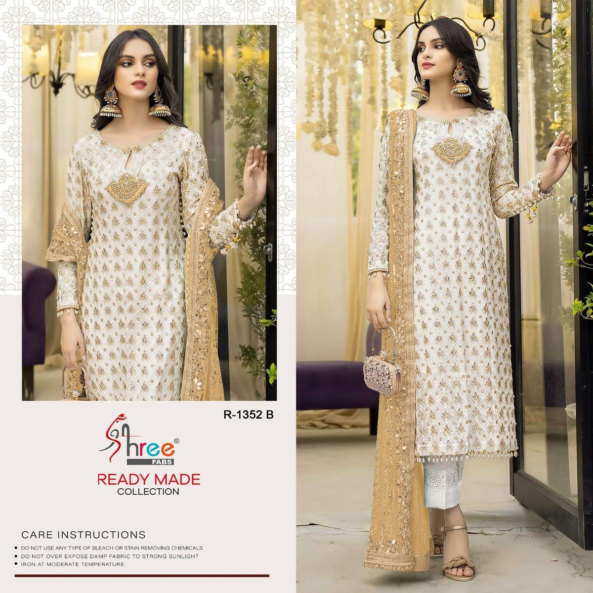 SHREE FABS READY MADE COLLECTION R-1352-A TO R-1352-D 2
