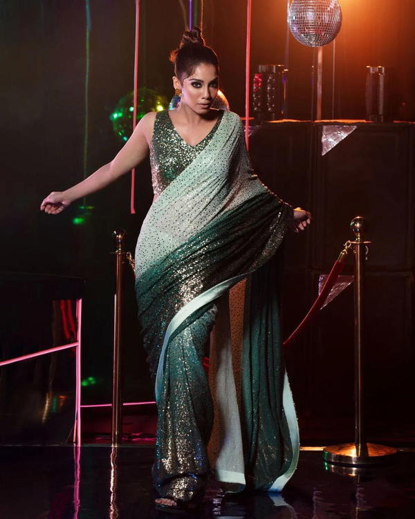 Agarwal Fashion DF-3362 GREEN AND PURPLE