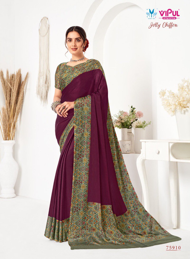 VIPUL JOLLY CHIFFON 75906 TO 75917 5