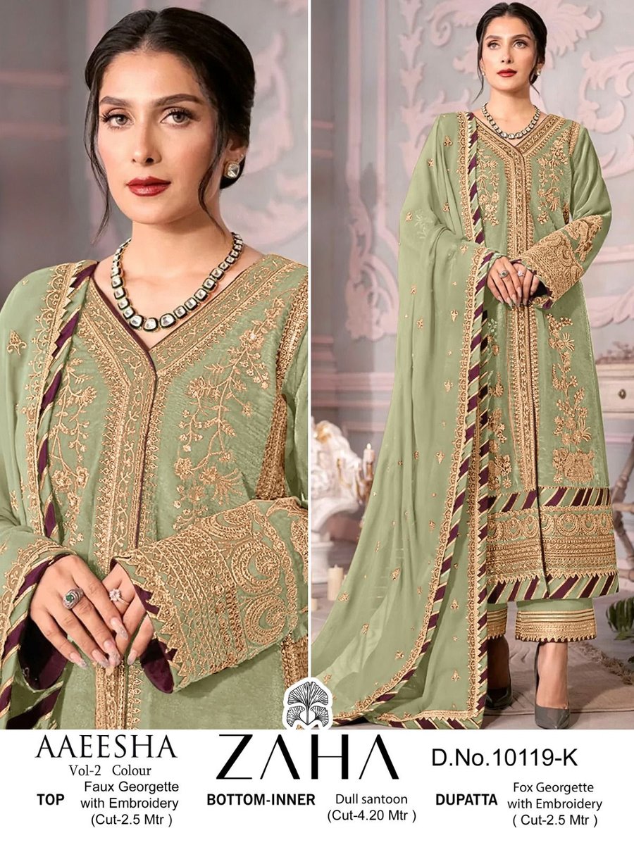 Zaha Aaeesha Vol-2 10119 Colors 4