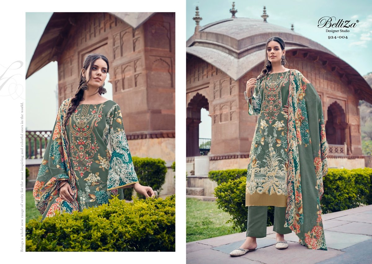 BELLIZA DESIGNER GUZARISH VOL-11 924-001 TO 924-008 4