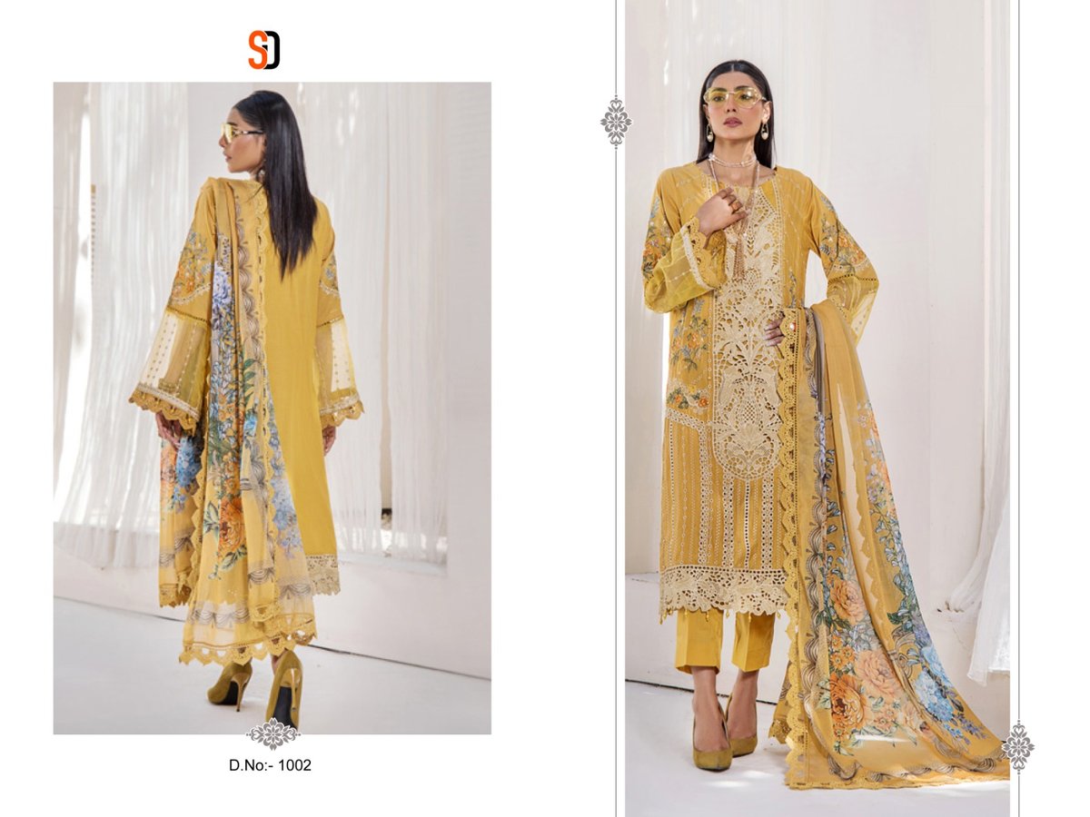 SHRADDHA DESIGNER MARIA.B COLERS VOL-1 1001 TO 1005 2