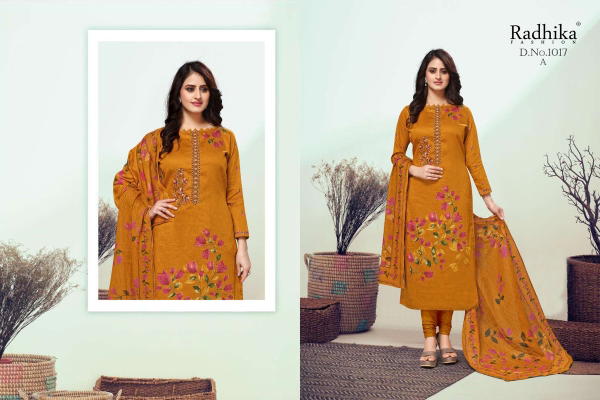 RADHIKA FASHION AZARA HAMSAFAR 1017-A TO 1017-D