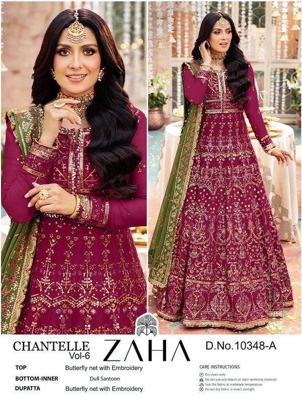 ZAHA CHANTELLE VOL-6 10348-A TO 10348-B
