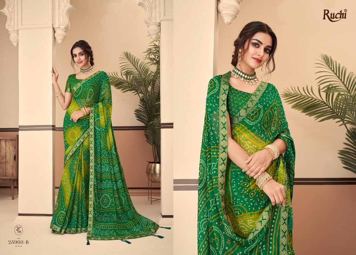 Ruchi Saree Jalpari 25901-25903 Series 10