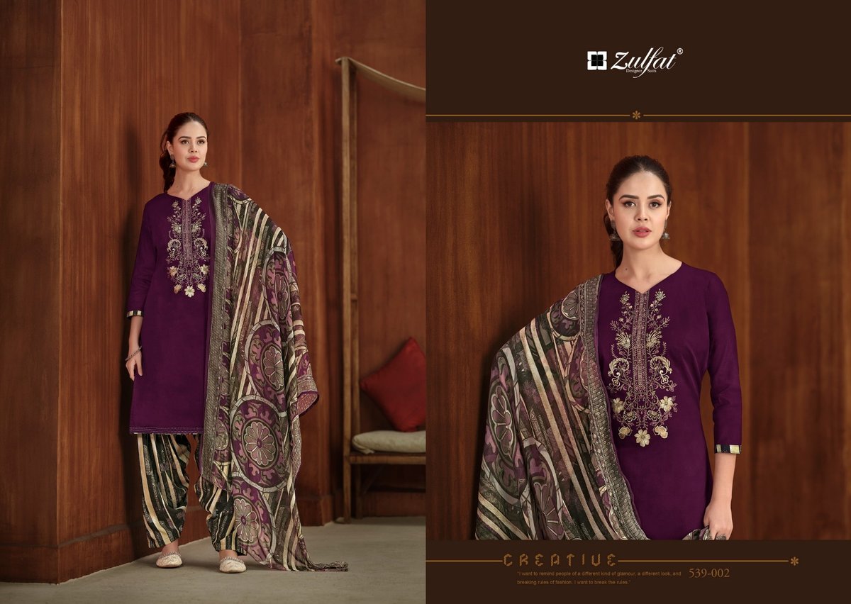 ZULFAT DESIGNER SHANAYA 539-001 TO 539-008 2