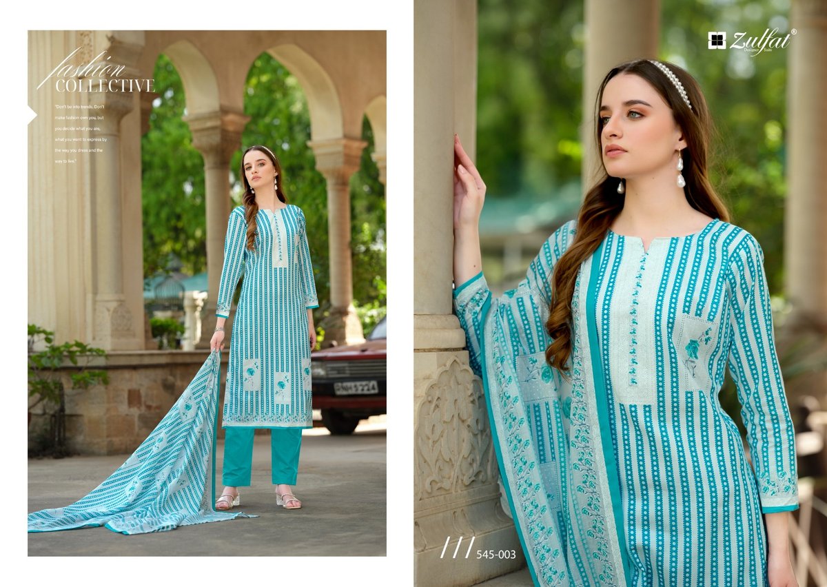 ZULFAT DESIGNER FARHANA VOL-5 545-001 TO 545-008 3