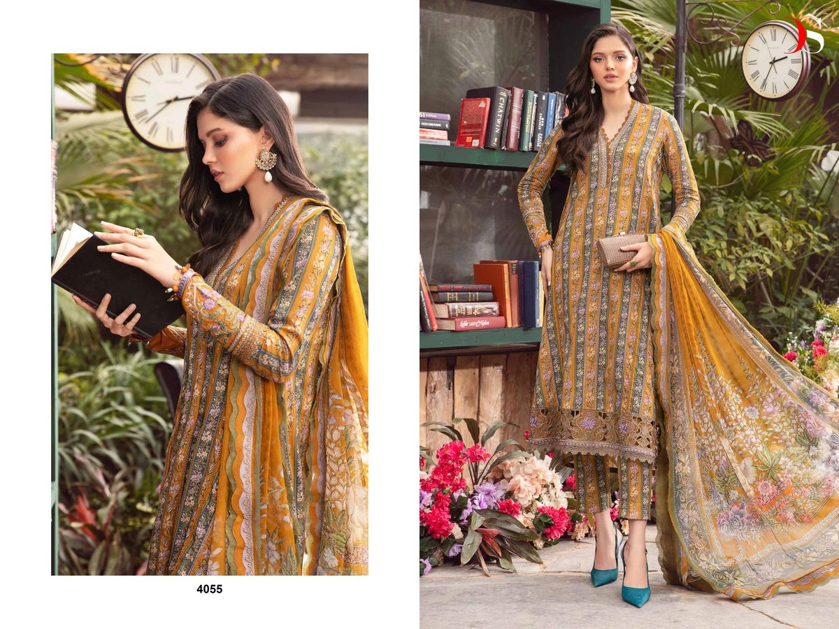 DEEPSY SUITS MARIA B M PRINTS - 24 4051 TO 4058 5