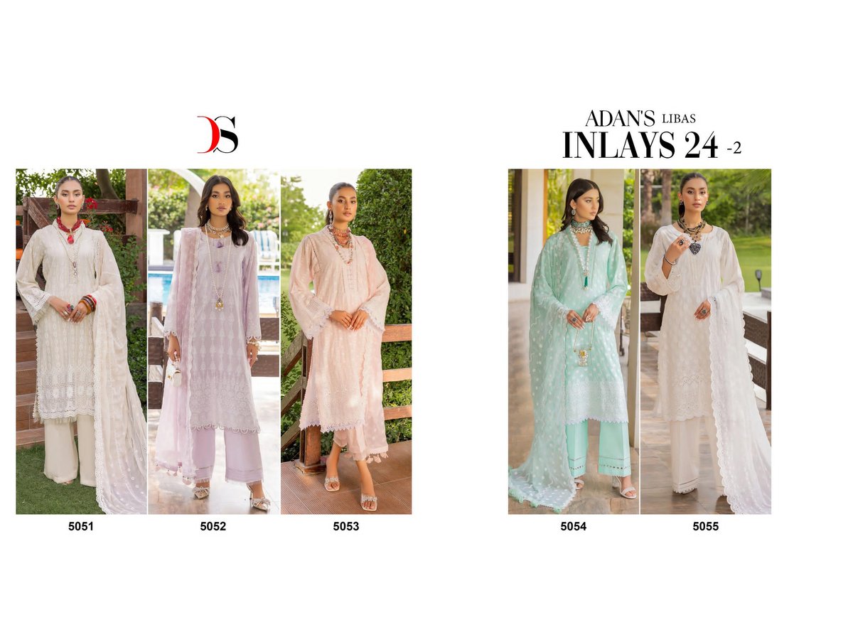 DEEPSY SUITS ADAN LIBAS INLAYS 24-2 5051 TO 5055 6