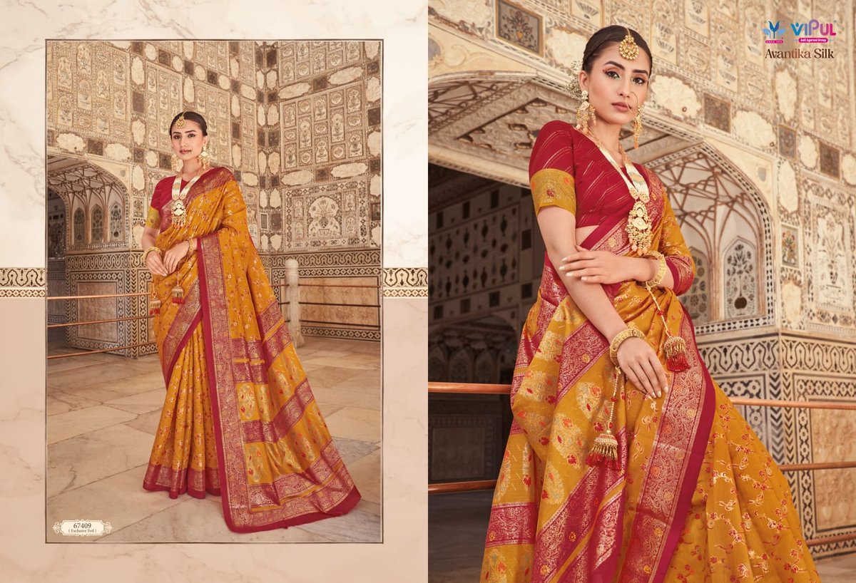 Vipul Fashion Avantika Silk 67401-67409 Series 9