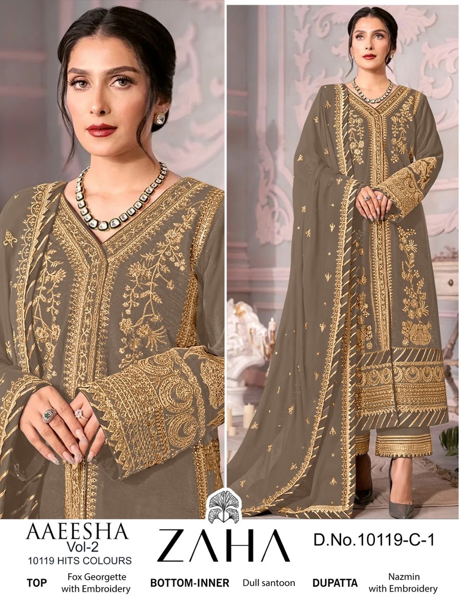 ZAHA AAEESHA-VOL-2 10119-C-1 TO 10119-C-4 1