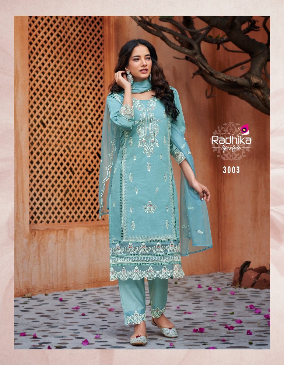 RADHIKA LIFESTYLE SEHNAZ VOL-3 3001 TO 3006 3
