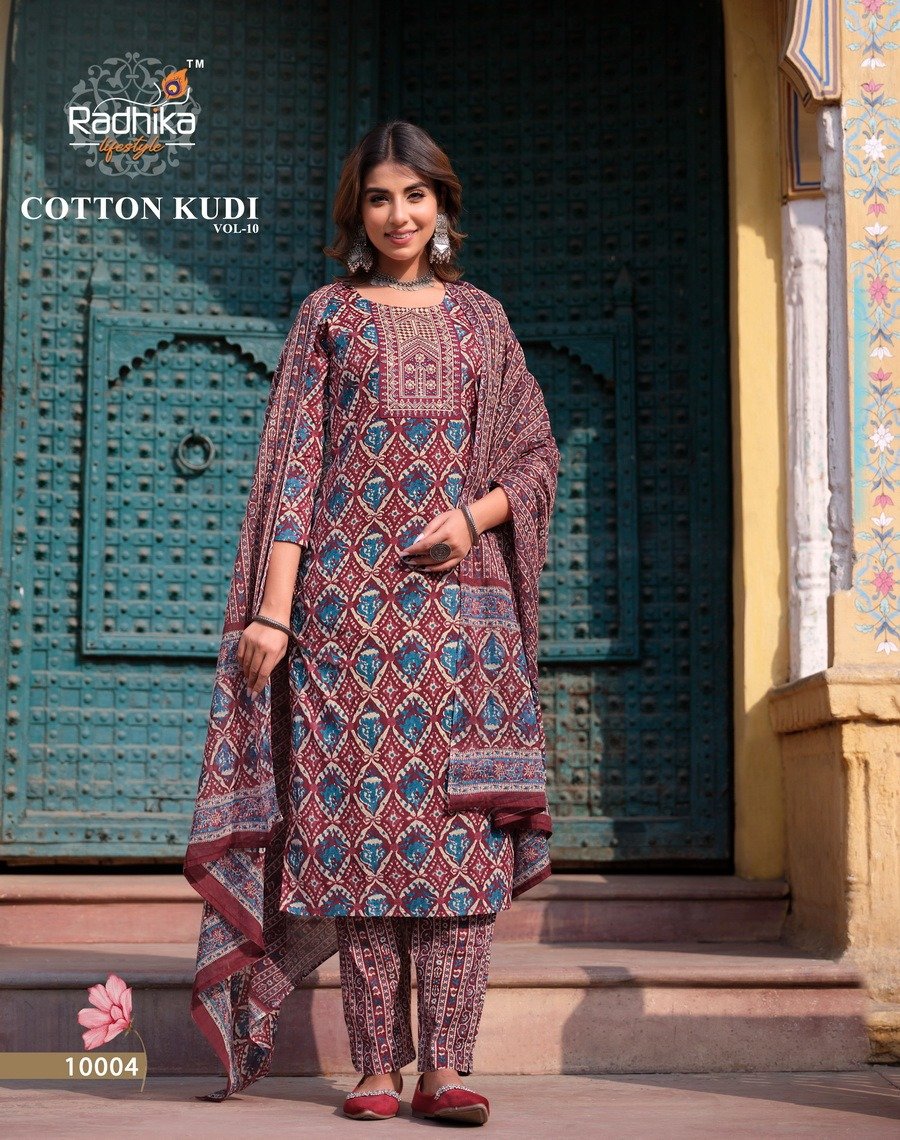 RADHIKA LIFESTYLE COTTON KUDI VOL-10 10001 TO 10008 4