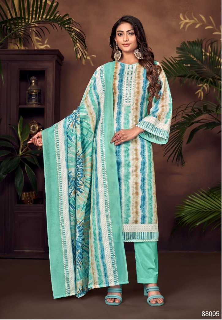 SKT SUITS ADHIRA VOL-6 88001 TO 88008 5