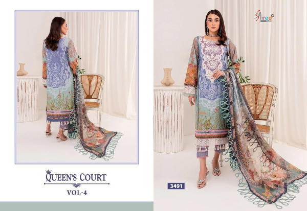 SHREE FAB QUEENS COURT VOL-4 3491 TO 3497