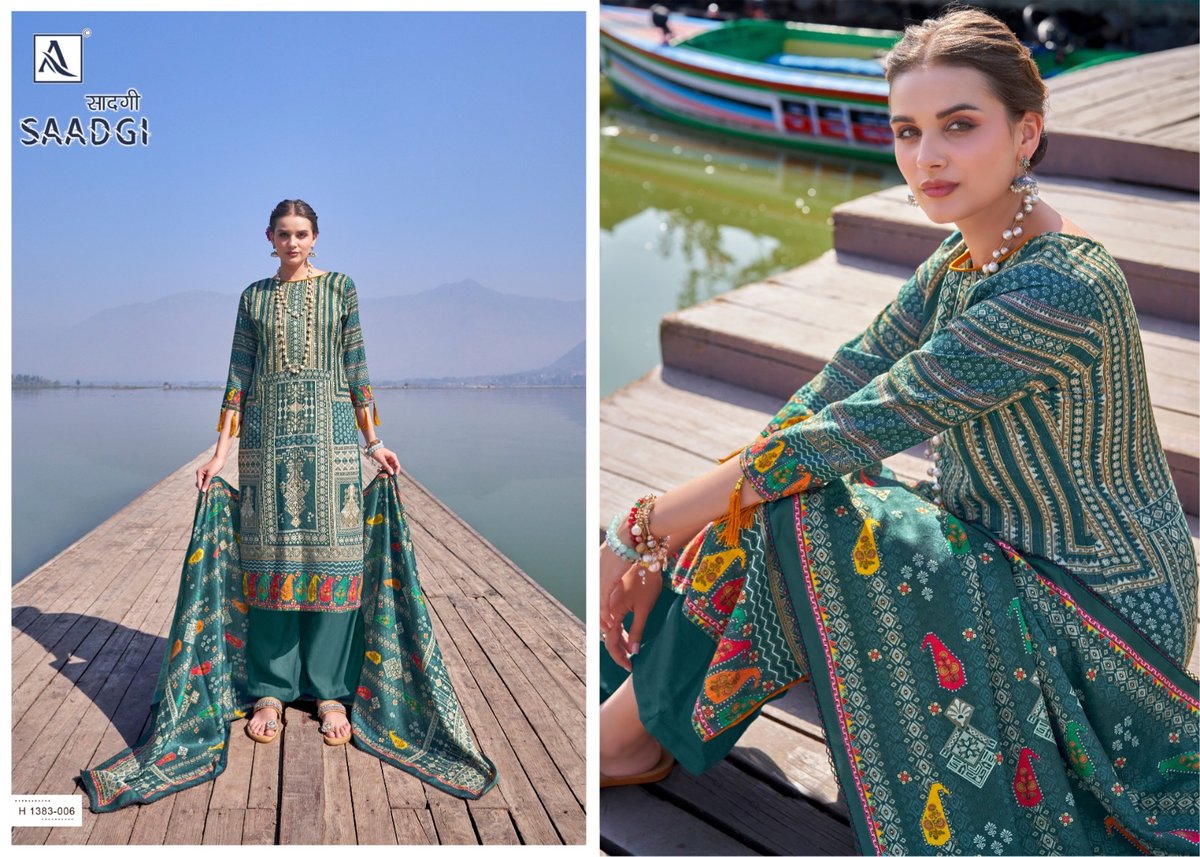 Alok Suit Saadgi 1383-001 to 1383-006 Series 6
