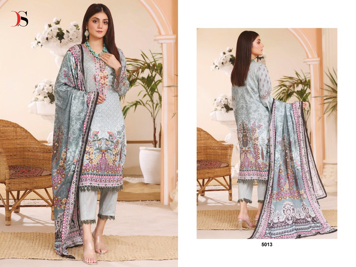 DEEPSY SUITS FIRDOUS LAWN 24 5011 TO 5018 3