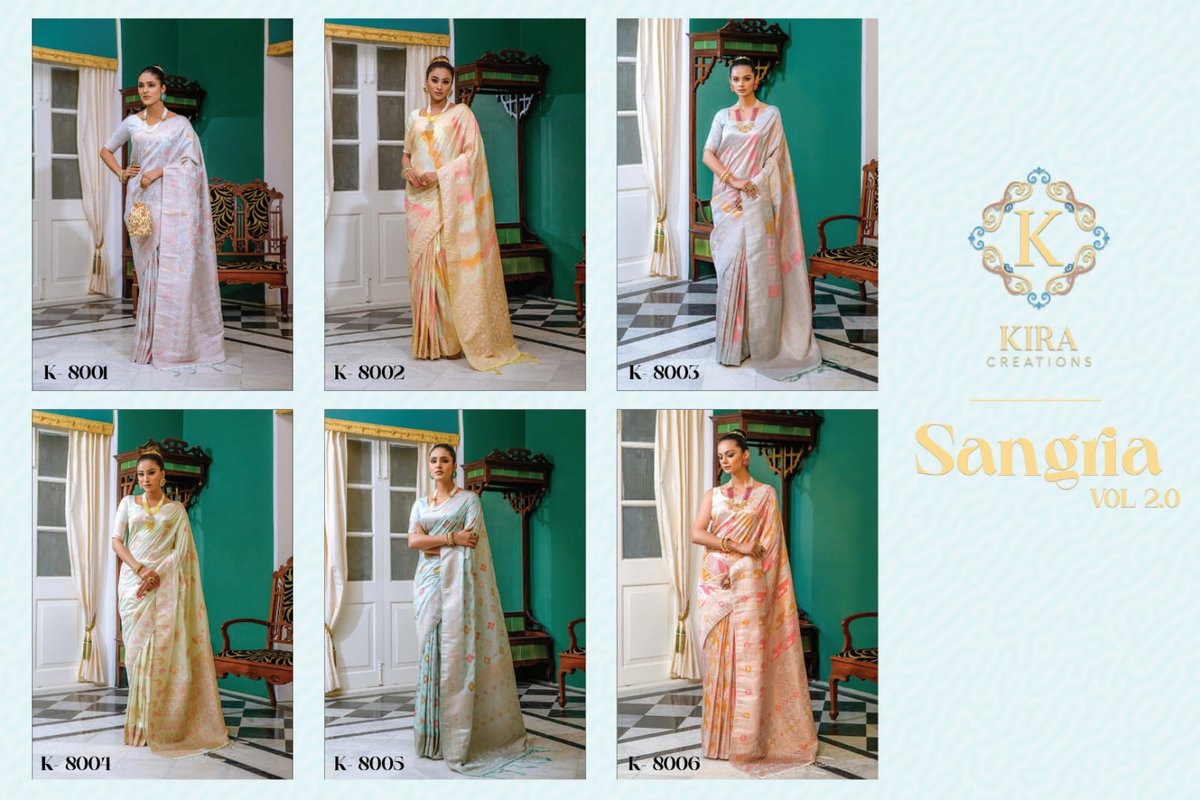 Kira Creation Sangria Vol-2 8001-8006 Series 7