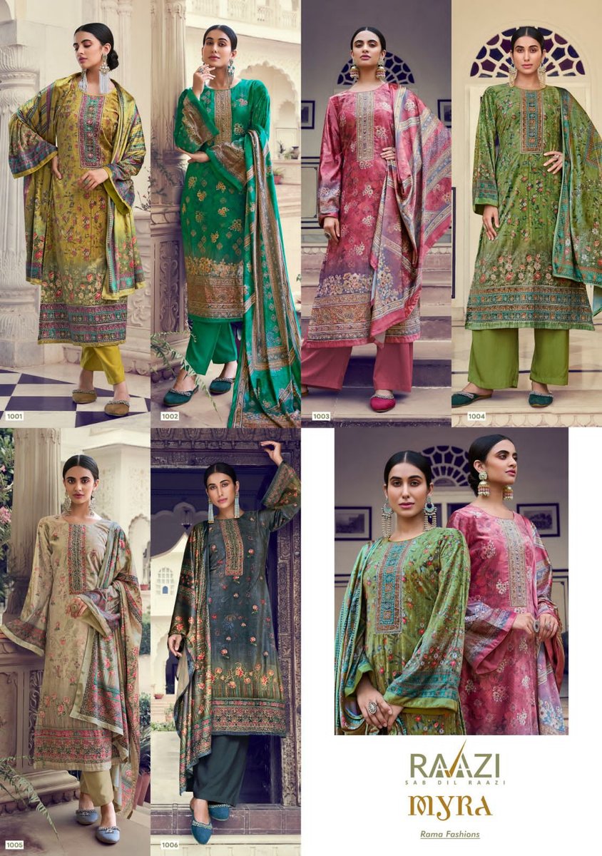 Rama Fashion Raazi Myra 1001-1006 Series 7