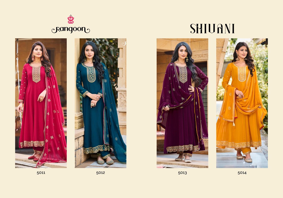 RANGOON SHIVANI 5011 TO 5014 5