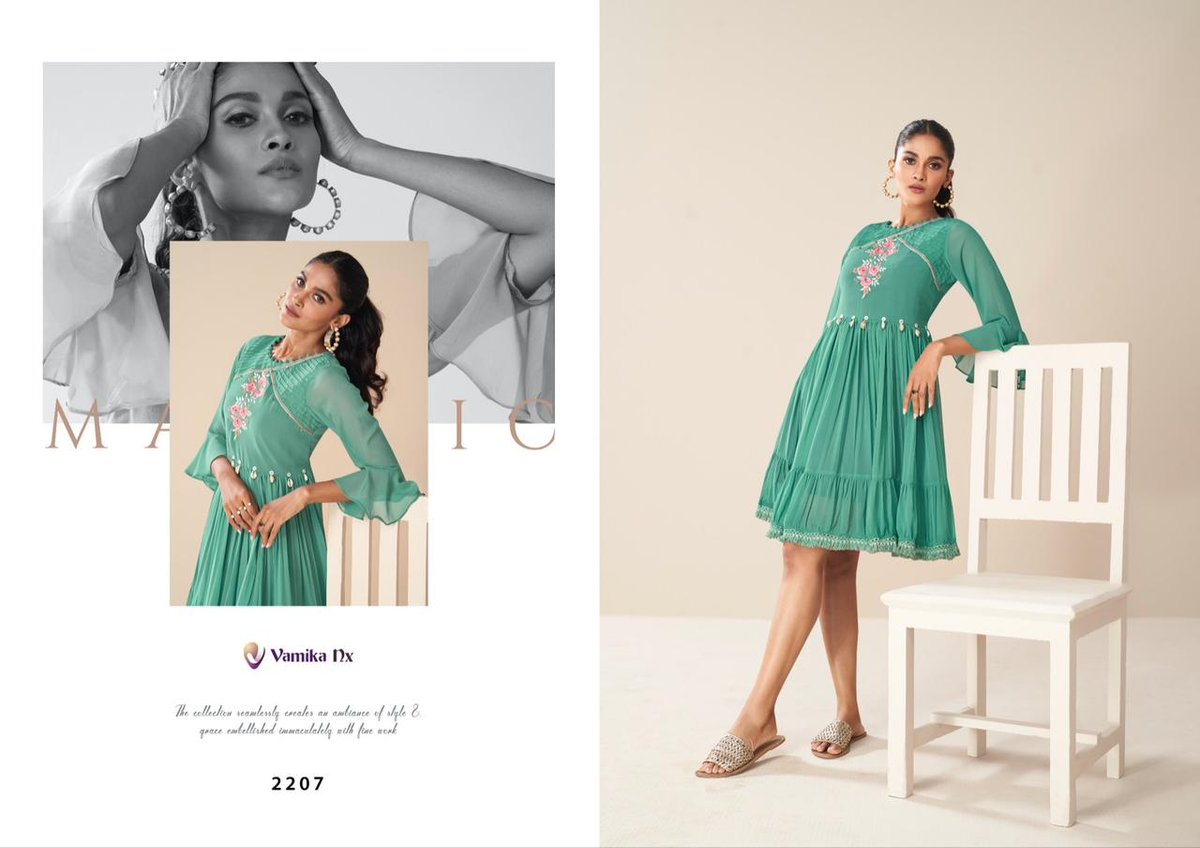 Vamika Nx Tunic Vol-2 2207-2212 Series 1
