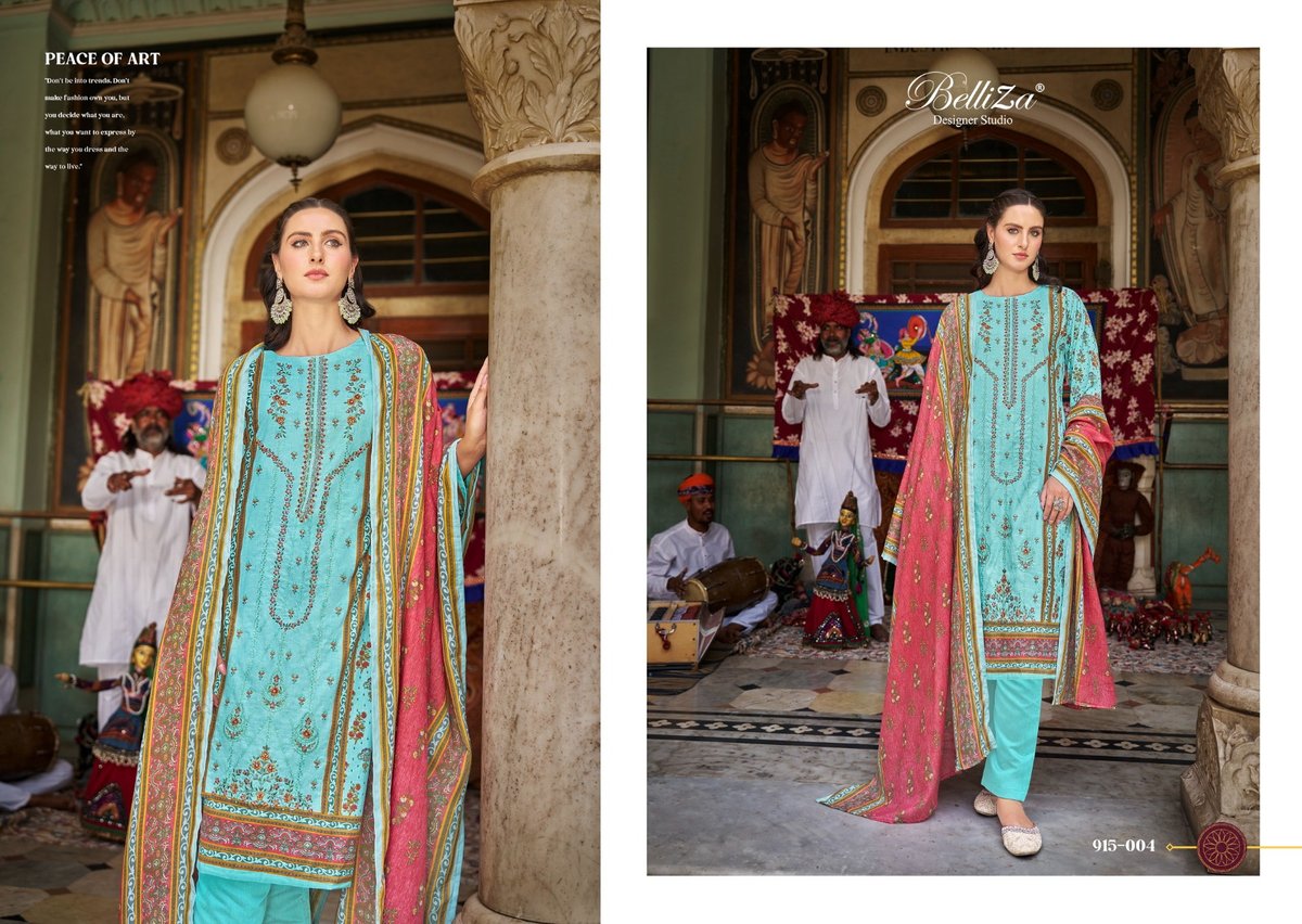 BELLIZA DESIGNER BIN SAEED VOL-4 915-001 TO 915-008 4
