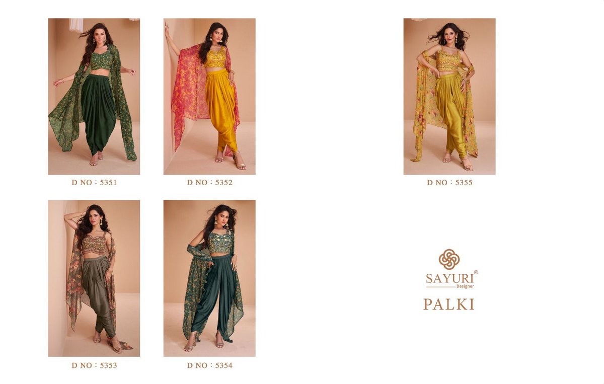 Sayuri Designer Palki 5351-5355 Series 6