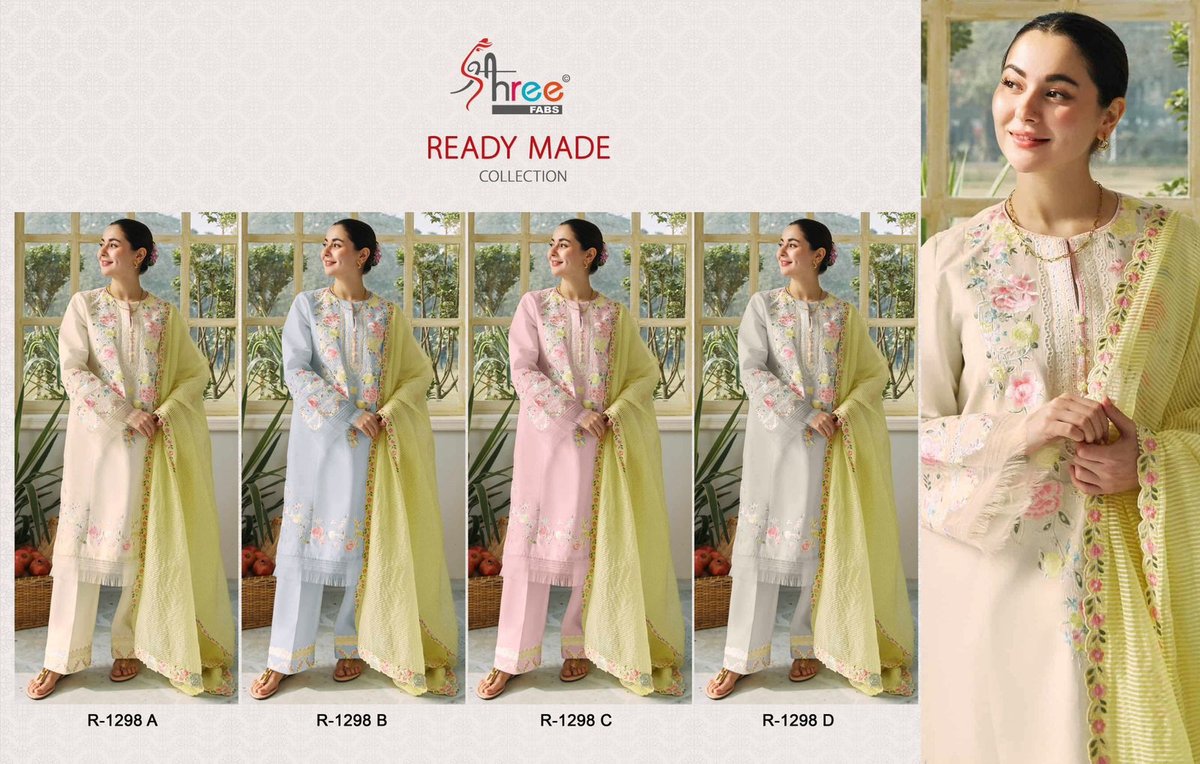 SHREE FAB READY MADE COLLECTION R-1298-A TO R-1298-D 5
