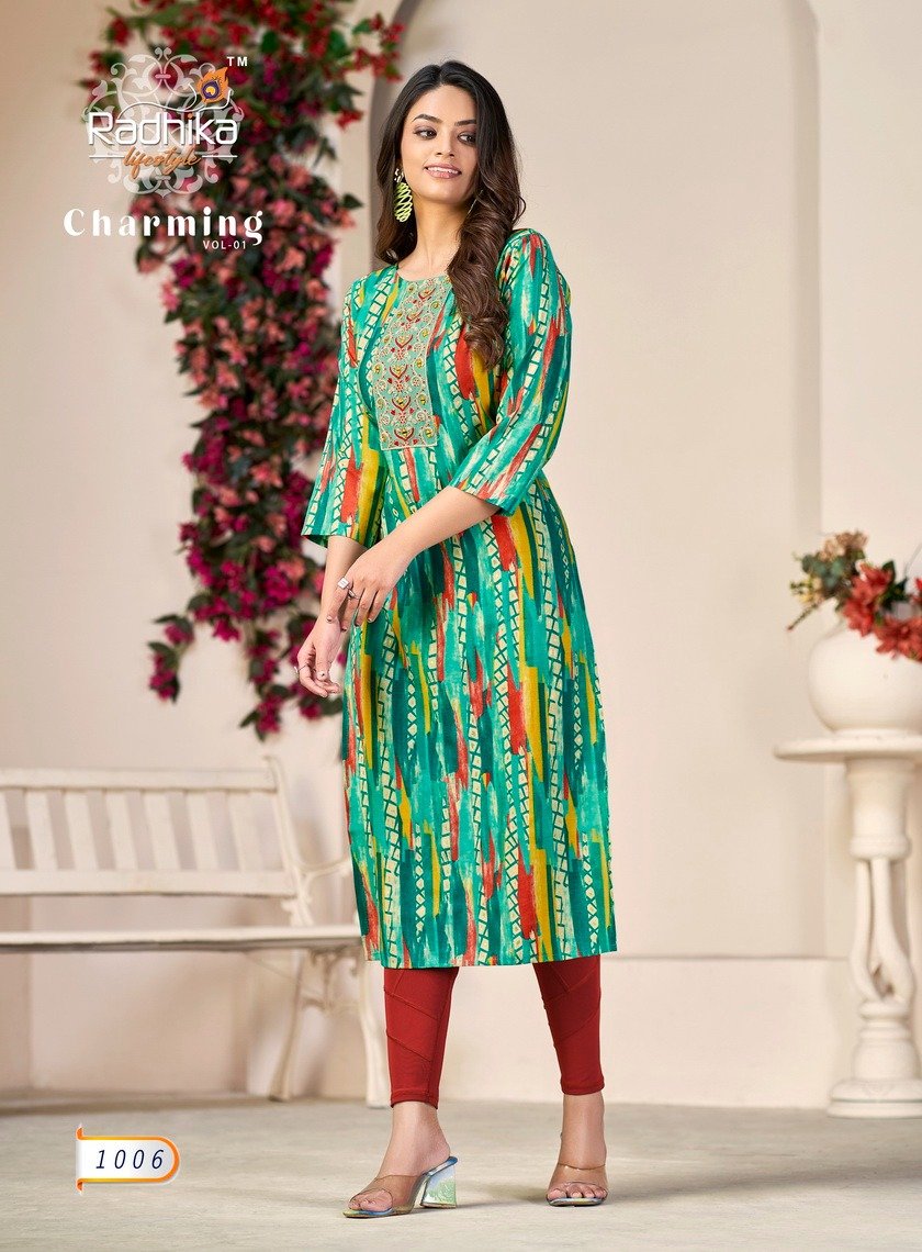 Radhika Lifestyle Charming Vol-1 1001-1008 Series 6