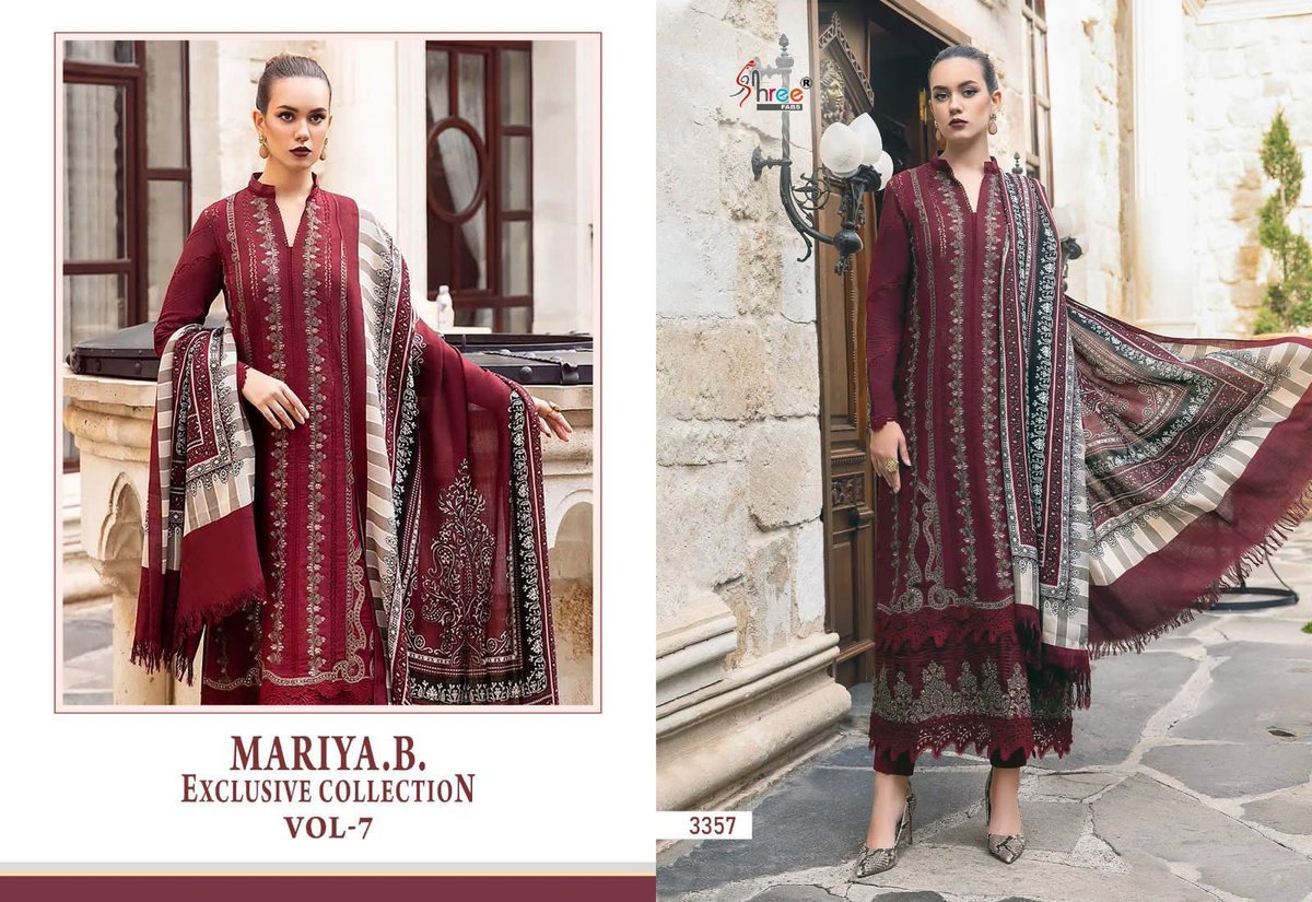 SHREE FAB MARIA B. EXCLUSIVE COLLECTION VOL-07 3357 AND 3359 1