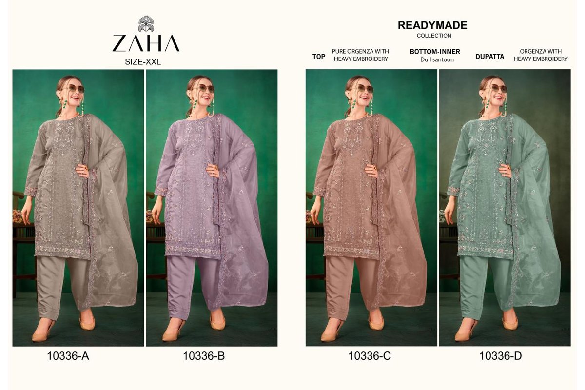 ZAHA READYMADE COLLECTION 10336-A TO 10336-D 5