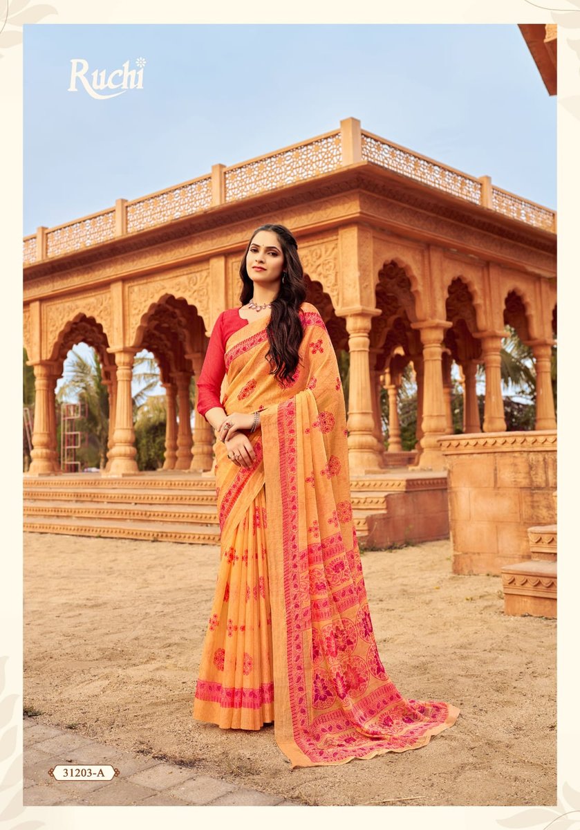 RUCHI SAREE STAR CHIFFON 151 31201-A TO 31203-D 9