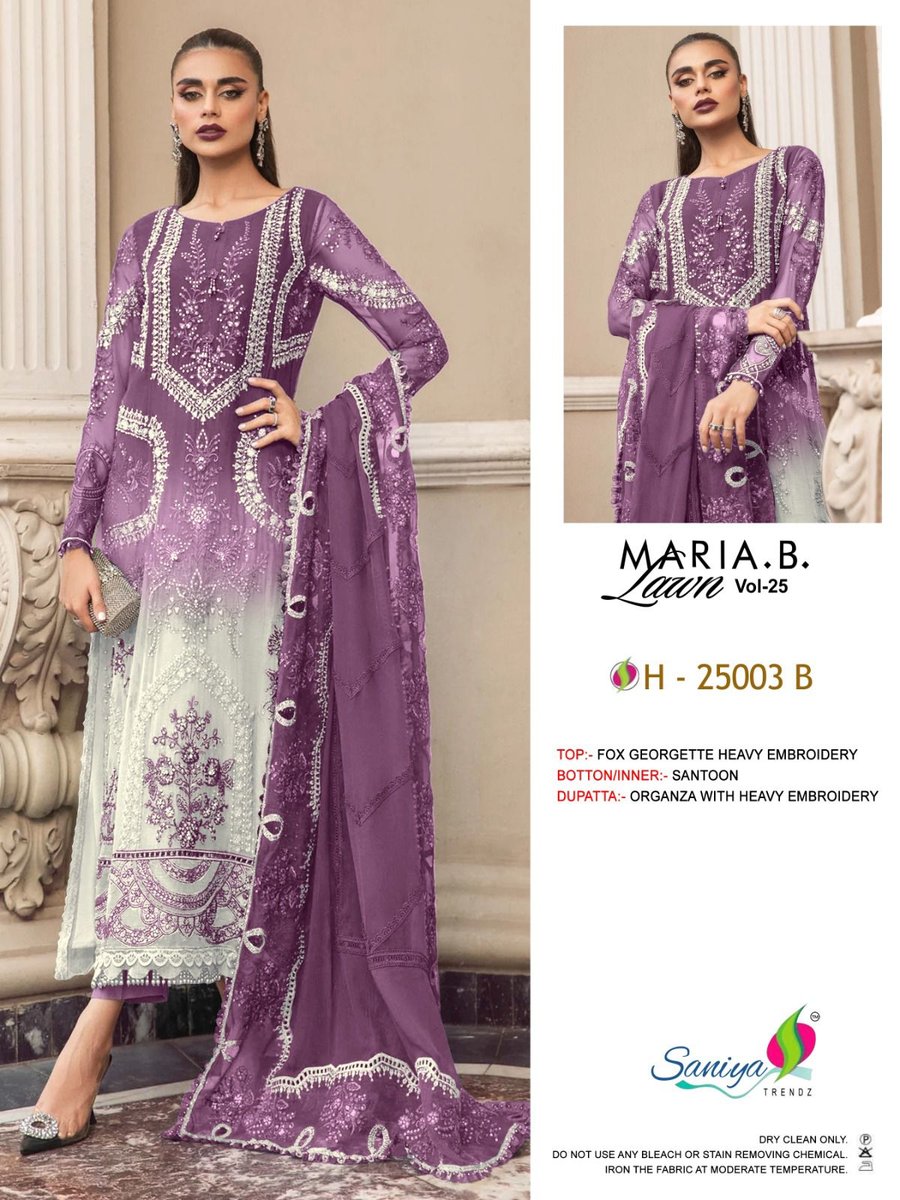 SANIYA TRENDZ MARIA B. H-25003-A TO H-25003-D 2
