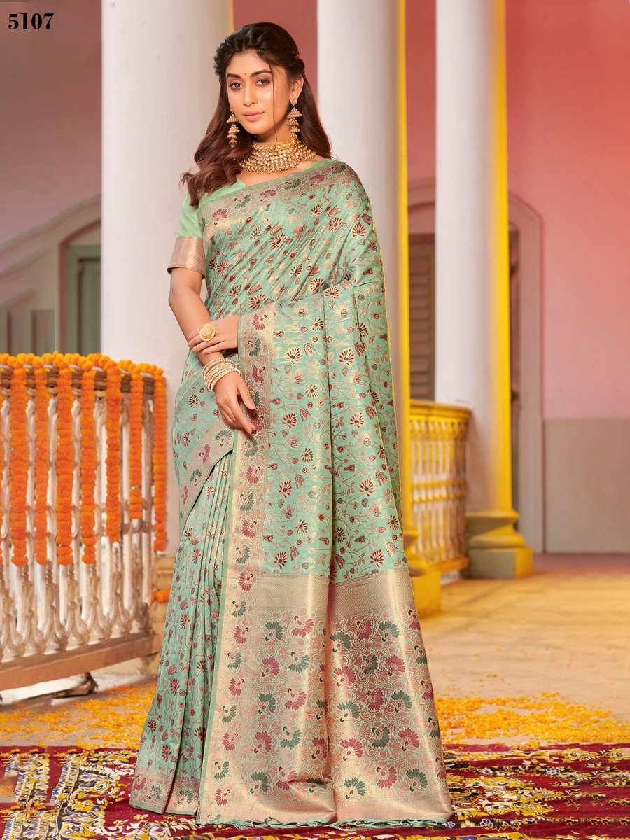 Sangam Prints Gulabi Silk 5105-5110 Series 3