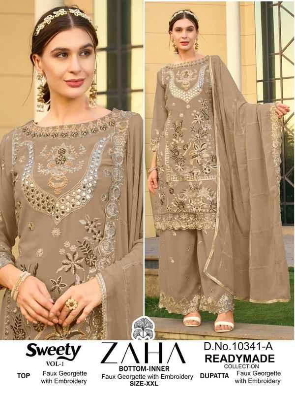 ZAHA SWEETY VOL-1 10341-A TO 10341-D