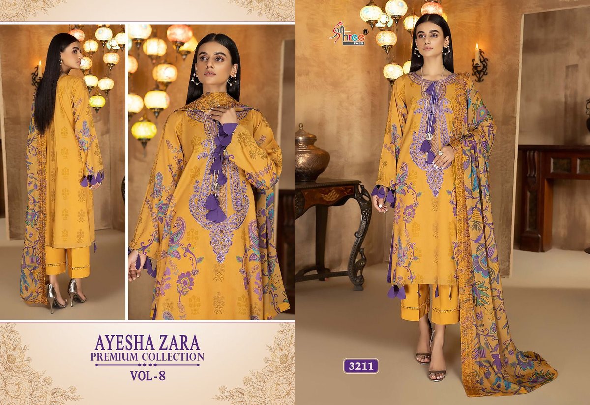 Shree Fab Ayesha Zara Premium Collection Vol-8 3208-3212 Series 4