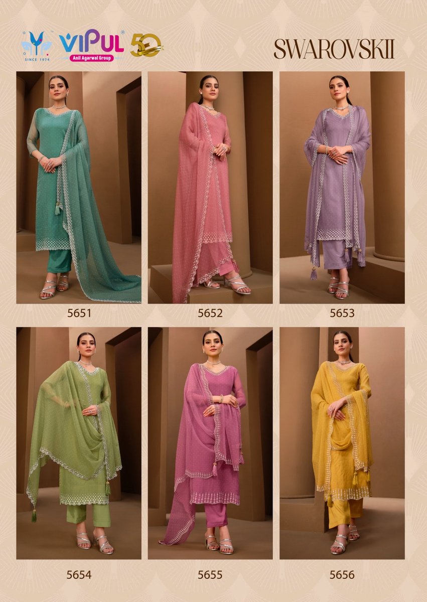 VIPUL SWAROVSKII 5651 TO 5656 7