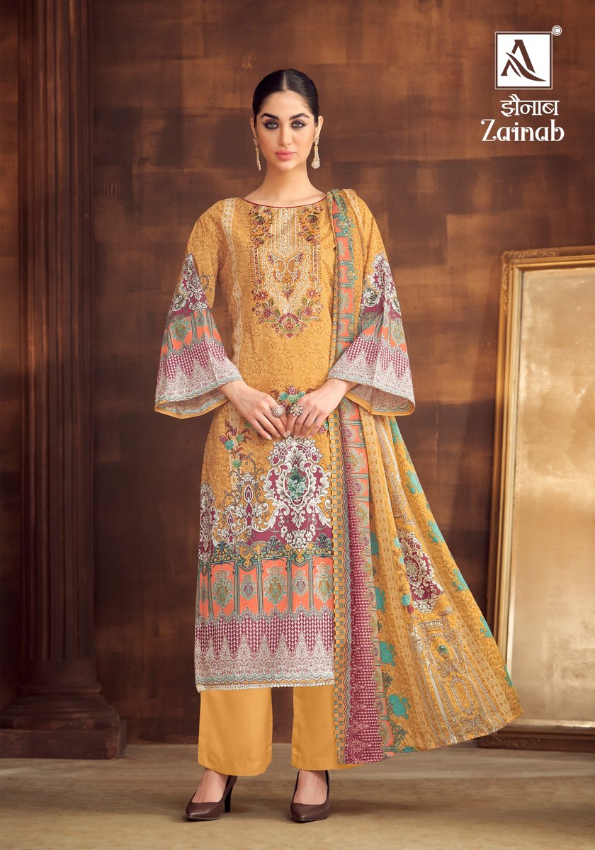 ALOK SUIT ZAINAB H-1495-001 TO H-1495-008 8
