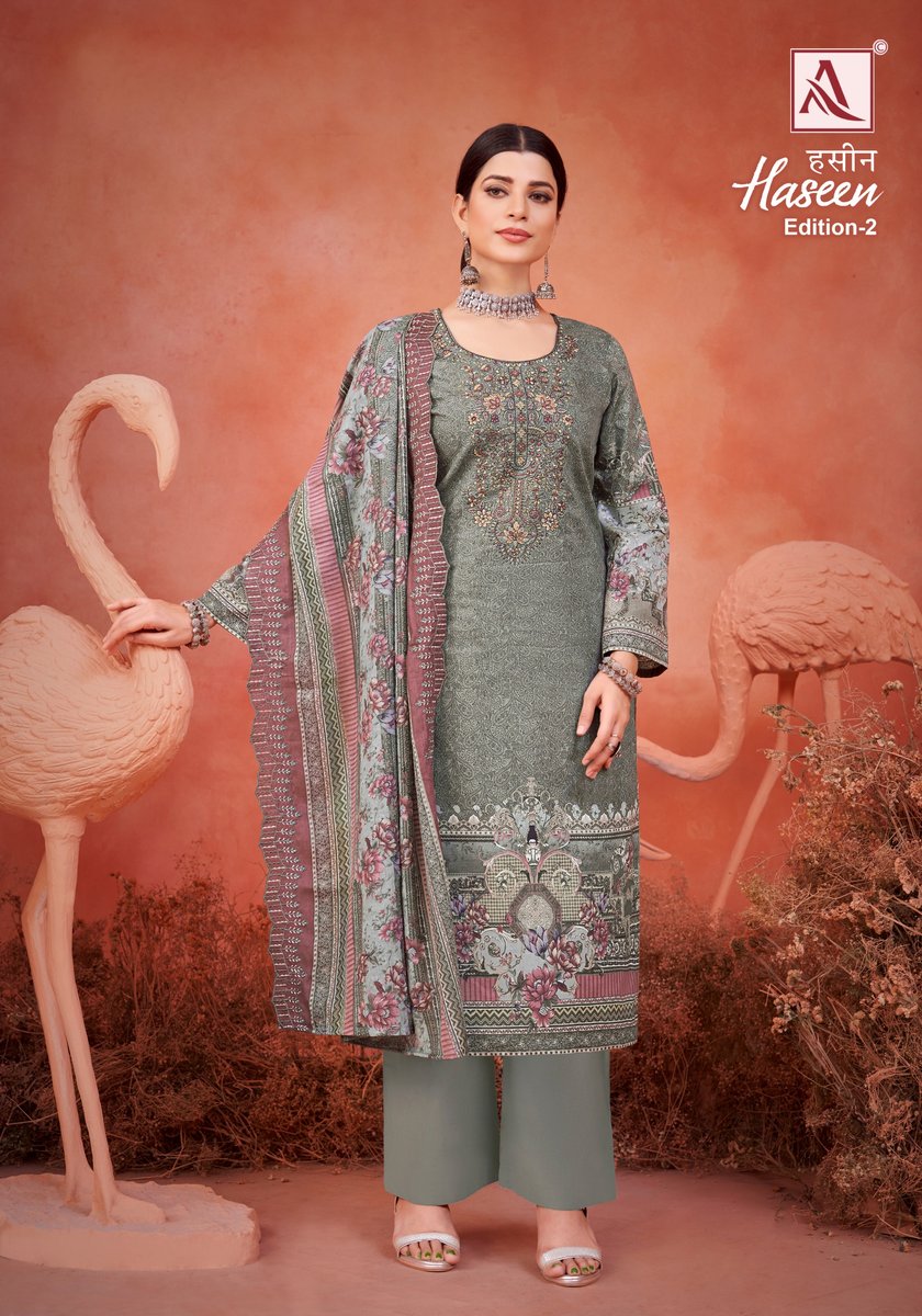 ALOK SUIT HASEEN - 2 H-1515-001  TO H-1515-008 1