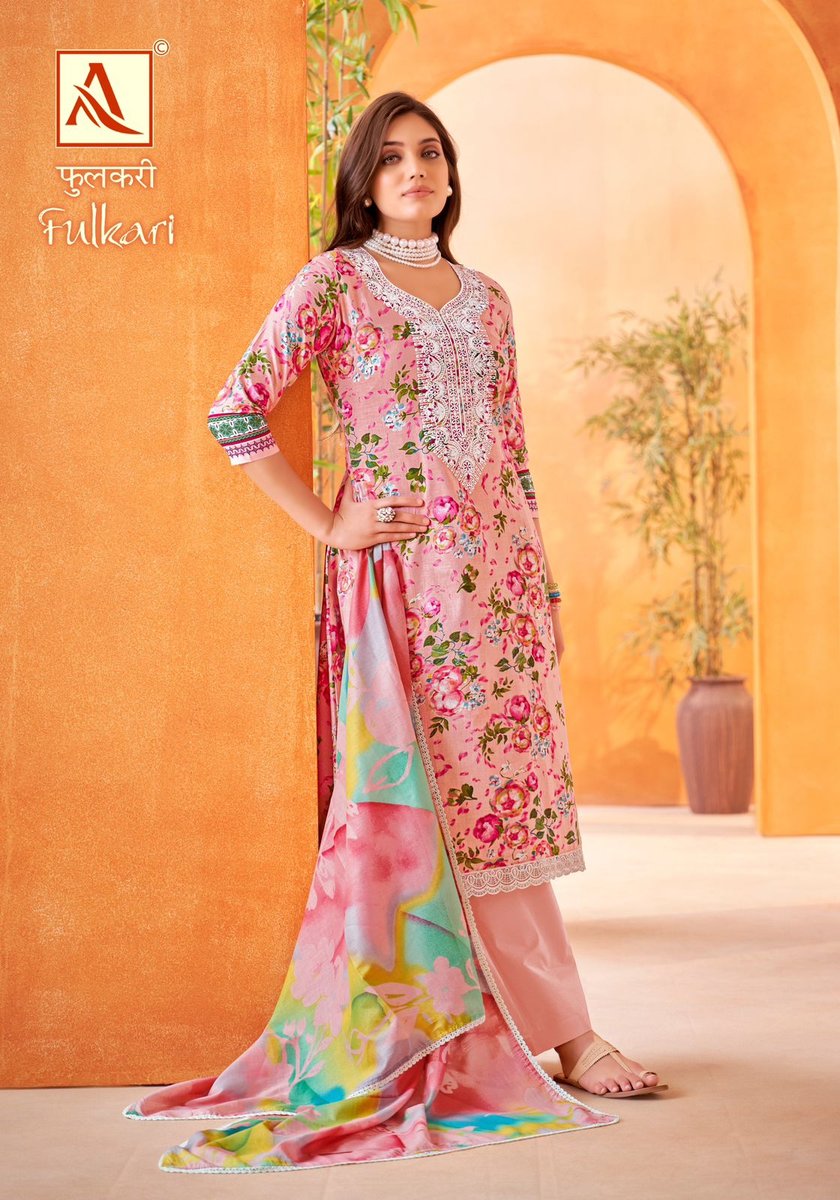 ALOK SUIT FULKARI H-1523-001 TO H-1523-008 7