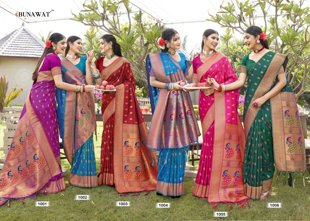 Sangam Prints Raveena Silk 1001-1006 Series 7