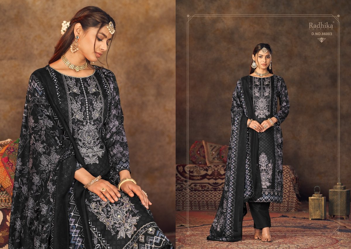 RADHIKA FASHION AZARA QURBAT 86001 TO 86005 3
