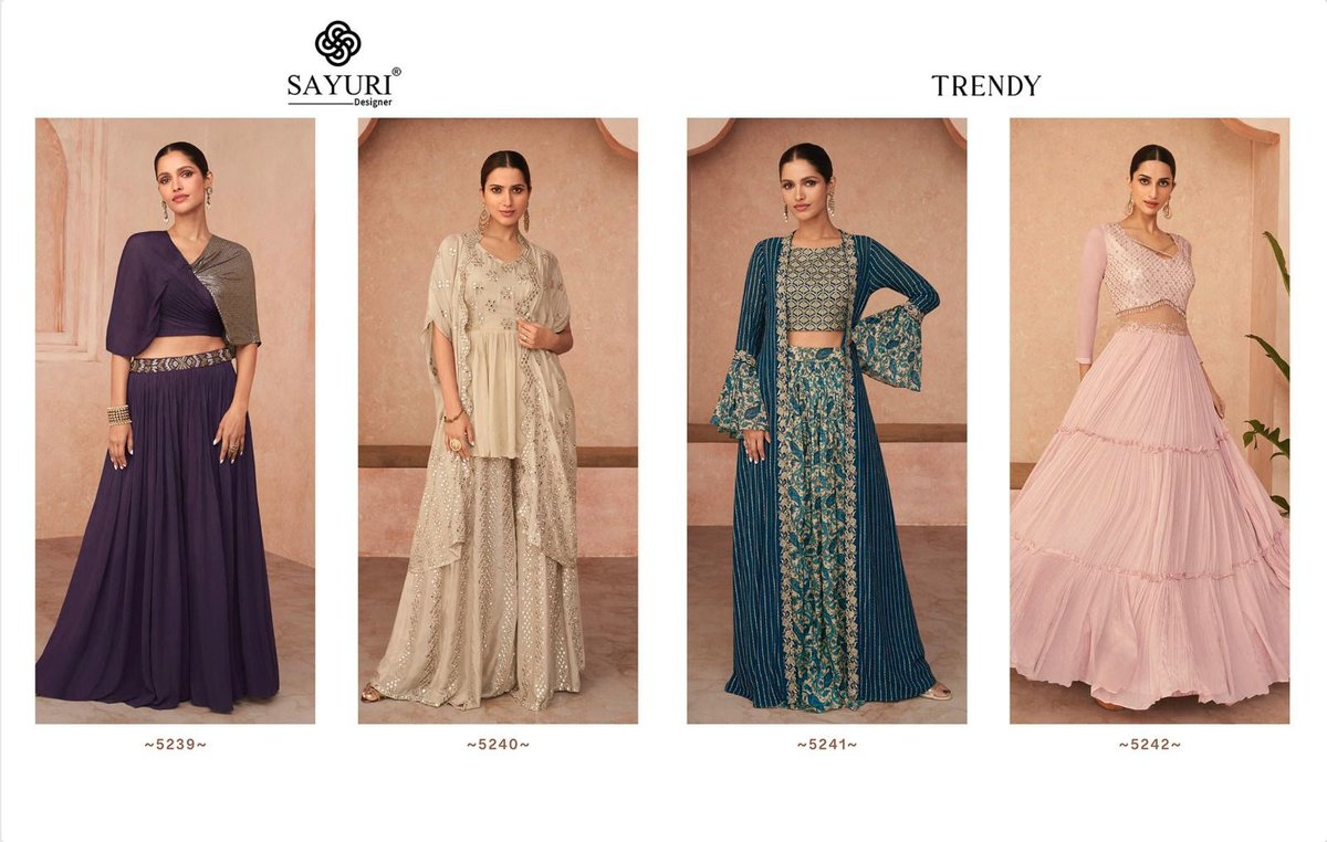 SAYURI DESIGNER TRENDY 5239 TO 5242 5