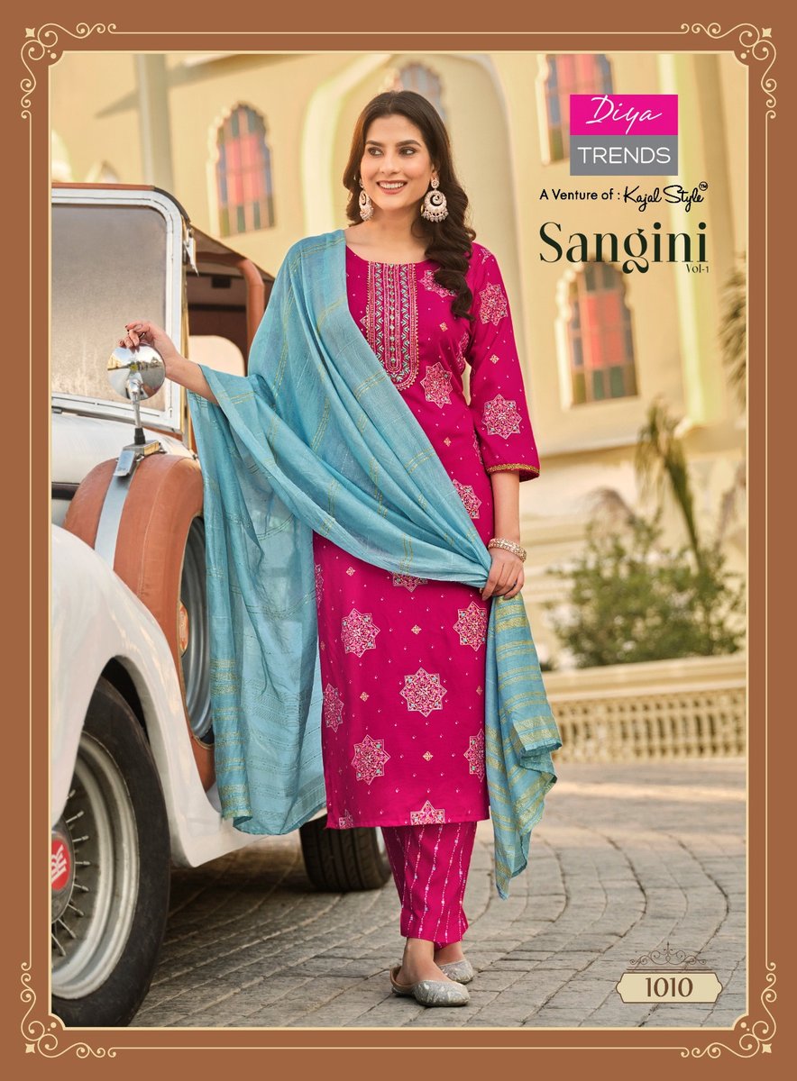DIYA TRENDZ SANGINI VOL-1 1001 TO 1010 10