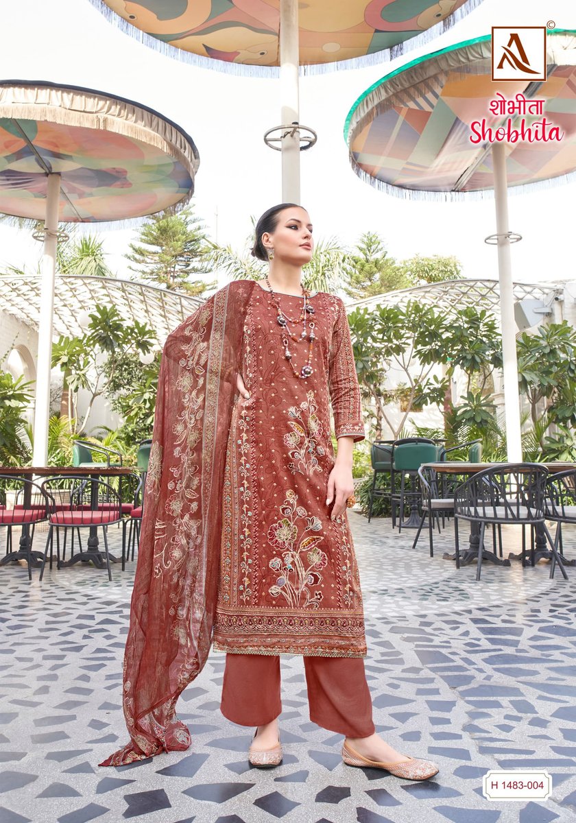 ALOK SUIT SHOBHITA H-1483-001 TO H-1483-006 4