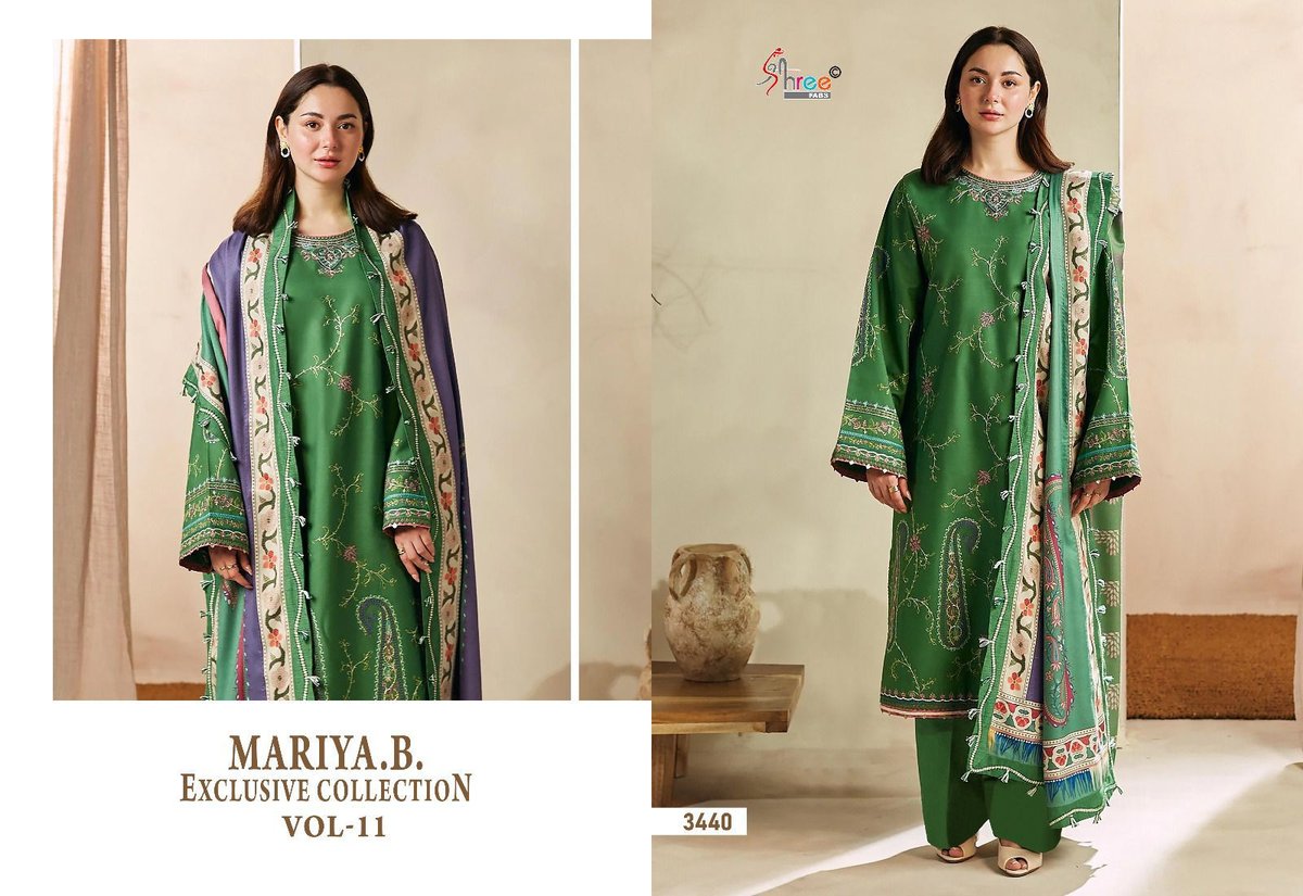SHREE FABS MARIA B EXCLUSIVE COLLECTION VOL-11 3439 TO 3446 2